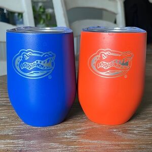 University of Florida Blue and Orange Tumbler Set